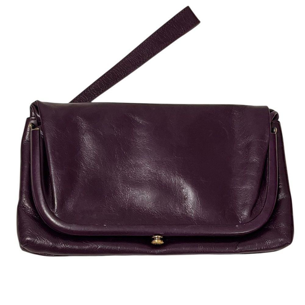 Hobo International Lauren Elegant Purple Wristlet Clutch Bag